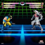 Pack de 2 figuras articulada de 16 cm de los personaje WOLVERINE VS SILVER SAMURAI GAMERVERSE MARVEL LEGENDSde la marca HASBRO