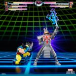Pack de 2 figuras articulada de 16 cm de los personaje WOLVERINE VS SILVER SAMURAI GAMERVERSE MARVEL LEGENDSde la marca HASBRO