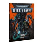 KILL TEAM: TYPHON (INGLÉS). Solo en inglés. In the wake of the Great Gun's reverberations, alien growths are discovered among the foundations of the great city of Hive Fissilicus. Bionically augmented Tech-Priests lead Battleclades of their cyborg servants beneath the hive city to halt the spread, but awaken monstrous aliens, leading to furious fighting. This expansion includes two multipart plastic and push-fit kill teams, a set of Tyranid-themed terrain features, a horde of non-player operatives for solo and cooperative play, rules, datacards, and accessories for your games of Kill Team. It continues the ongoing narrative on Volkus, and introduces fresh ways to play, more operatives, and strategies – it's an ideal way to add even more variety to your games.