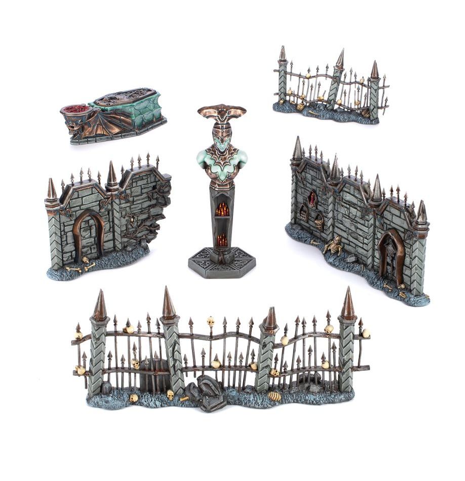 Spearhead: sand & bone gaming pack (inglés). Solo en inglés. Spearhead is an exciting way for both new and experienced players to enjoy warhammer age of sigmar. In this game mode, you'll fight small-scale battles that are fast, tactical, and different every time. This pack contains cards, terrain, a gameboard, and supplement book for playing spearhead games of warhammer age of sigmar. The gameboard is 30” by 22. 4” – the specified size for spearhead games – and features pre-printed objective markers for your armies to fight over. The six pieces of terrain are ideal for adding extra dimensions to your games, creating opportunities for cover and ambush. Also included are themed twist cards that ensure games are close right until the final dice roll, and battle tactics cards, which dictate how to score victory points and offer powerful one-off effects.