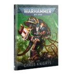 CODEX: CHAOS KNIGHTS (INGLÉS). Solo en inglés. As the Chaos Knights march to war, the skies darken with unnatural storms, and the ground shakes beneath the tread of towering war engines. When gathered beneath the banner of a suitably tyrannical or diabolical leader, entire lances of Chaos Knights can shatter armies and conquer worlds. These nightmarish machines – and their heretical pilots – are death to any who face them on the field of battle. Codex: Chaos Knights is a vital book for collectors who enjoy the thunderous steps of infernal war machines. This impressive tome is packed with twisted artwork, heretical background material, stunning photography, and the rules you need to set these hulking brutes on a path to destruction in games of Warhammer 40,000. You’ll find datasheets, Detachments, rules for using Dreadblades in your other Chaos armies, and narrative Crusade rules. This book will bring glory to the Dark Gods, no matter your allegience, or how you like to collect, paint, and play with your Chaos Knights.