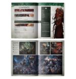 CODEX: CHAOS KNIGHTS (INGLÉS). Solo en inglés. As the Chaos Knights march to war, the skies darken with unnatural storms, and the ground shakes beneath the tread of towering war engines. When gathered beneath the banner of a suitably tyrannical or diabolical leader, entire lances of Chaos Knights can shatter armies and conquer worlds. These nightmarish machines – and their heretical pilots – are death to any who face them on the field of battle. Codex: Chaos Knights is a vital book for collectors who enjoy the thunderous steps of infernal war machines. This impressive tome is packed with twisted artwork, heretical background material, stunning photography, and the rules you need to set these hulking brutes on a path to destruction in games of Warhammer 40,000. You’ll find datasheets, Detachments, rules for using Dreadblades in your other Chaos armies, and narrative Crusade rules. This book will bring glory to the Dark Gods, no matter your allegience, or how you like to collect, paint, and play with your Chaos Knights.