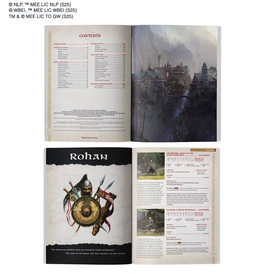Armies of middle-earth™ (inglés). Solo en inglés. Armies of middle-earth is a gaming supplement for the middle-earth strategy battle game. It contains rules, unit profiles and army lists for the characters and units seen throughout middle-earth, adding new units and armies to the game, and expanding on those found within armies of the lord of the rings™ and armies of the hobbit™. Assemble vast armies using your collection and recreate some of the most defining battles from throughout the history of middle-earth. From the verdant gardens of the shire, to the sun-blasted lands of harad, gather your armies and prepare for the greatest battle of our time. This 192-page hardback gaming supplement features 132 profiles, 14 forces of good army lists, and 14 forces of evil army lists.