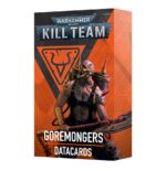 KILL TEAM DATACARDS: GOREMONGERS (INGLÉS). Solo en inglés. The Goremongers are rabid cultists who have seen the glory of Khorne daemons and lived to tell the tale. When they go to battle, they wield a wide variety of weapons, from great double-handed chainaxes to blood-letting knives, harpoons, and autopistols – arms to better let the blood flow. This set of 40 cards will help you keep track of your Goremongers in games of Kill Team. There are individual cards for your team selection rules, operatives, faction rules, strategy and firefight ploys, and faction and universal equipment rules. They are an ideal way to easily check key information in the heat of battle.