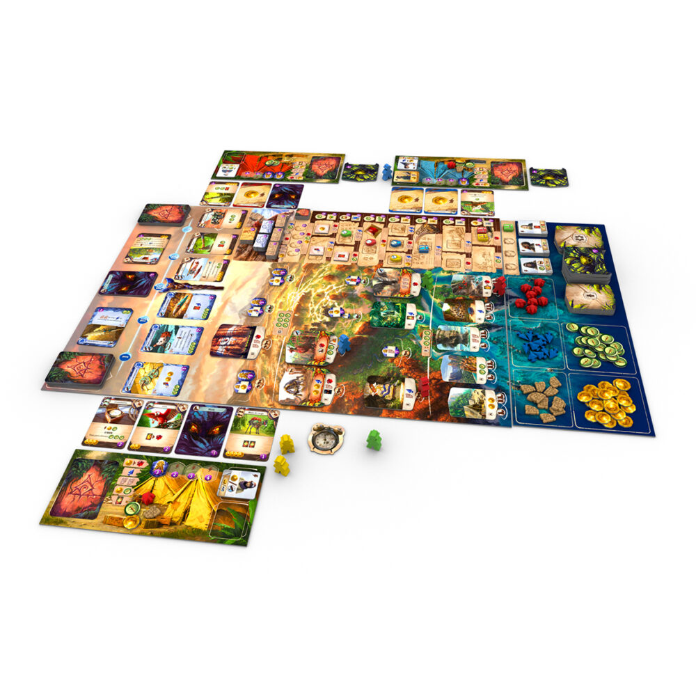 Juego de mesa denominado las ruinas perdidias de arnak de la marca devir