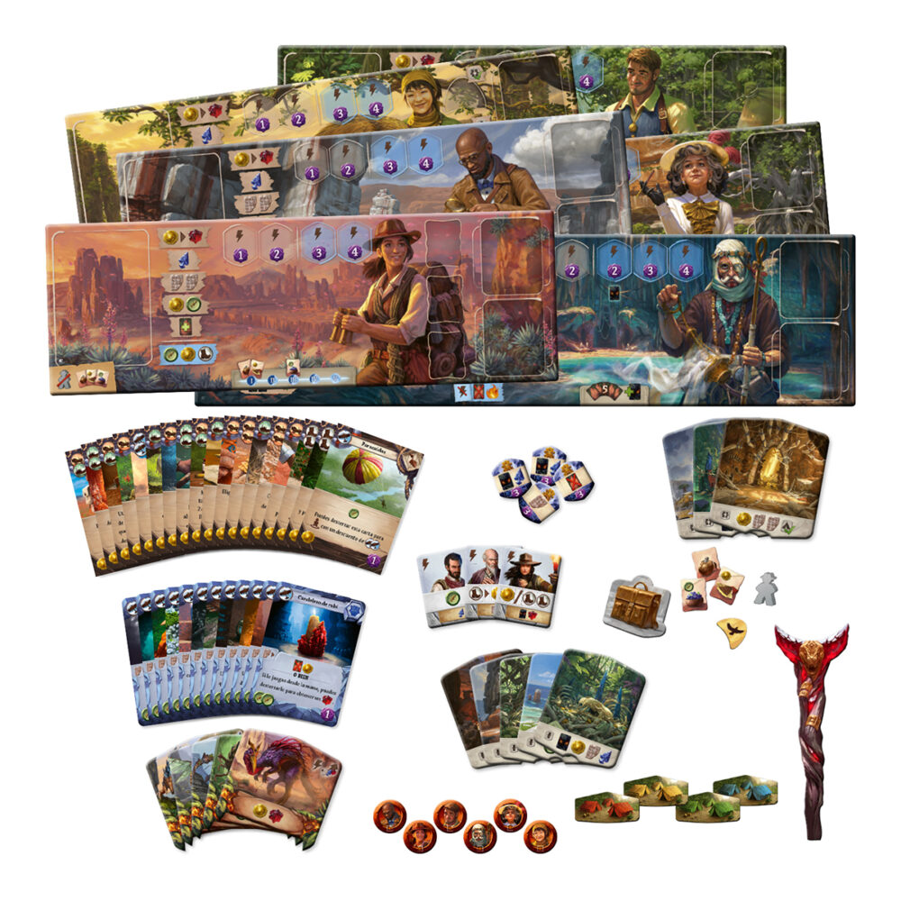Juego de mesa líderes de la expedición: las ruinas perdidias de arnak de la marca devir