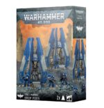 DROP PODS SPACE MARINES. Las Cápsulas de desembarco se lanzan desde naves en baja órbita. Al caer sobre el campo de batalla, las compuertas se abren violentamente con el impacto y, en cuestión de segundos, una escuadra de Marines Espaciales surge entre una lluvia de fuego de bólter. Este furioso y letal asalto siembra el caos entre el enemigo y hace trizas sus líneas. Con este kit multicomponente de plástico puedes montar dos Cápsulas de desembarco, vehículos de transporte para tus ejércitos de Marines Espaciales de Warhammer 40,000. Desbarata los planes enemigos desplegando tus tropas directamente en el corazón de su ejército, tras las líneas enemigas y en flancos expuestos para hacerte con objetivos clave.