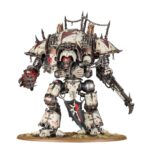 CHAOS KNIGHTS: KNIGHT RUINATOR. Los Caballeros Portarruinas cargan contra las líneas enemigas en medio de ardientes ráfagas de llamas malditas y salvas de misiles pulsoterror. Fijan su objetivo en un solo oponente o grupo hasta destruirlo, para a continuación avanzar hacia el siguiente. Estos ingenios de guerra dejan tras de sí un sendero de devastación por el que sus camaradas pueden seguirles hasta el mismo corazón de las posiciones enemigas. Con este kit multicomponente de plástico puedes montar un poderoso Caballero del Caos en una de sus cuatro configuraciones distintas para tu ejército de Caballeros del Caos de Warhammer 40,000. También puedes desplegarlo como Descastado aliado en ejércitos de Marines Espaciales del Caos, Guardia de la Muerte, Hijos del Emperador, Mil Hijos o Devoradores de Mundos. El Caballero Portarruina se especializa en causar el máximo daño a corto alcance, pero montes la clase que montes, traerá consigo un arsenal de armas tremendamente potentes. Una sola de estas poderosas máquinas de guerra es capaz de cambiar el curso de cualquier batalla. Tienes diferentes máscaras retorcidas, cadenas, tubos, púas y cuernos opcionales para crear una máquina de maldad verdaderamente única.