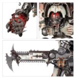 CHAOS KNIGHTS: KNIGHT RUINATOR. Los Caballeros Portarruinas cargan contra las líneas enemigas en medio de ardientes ráfagas de llamas malditas y salvas de misiles pulsoterror. Fijan su objetivo en un solo oponente o grupo hasta destruirlo, para a continuación avanzar hacia el siguiente. Estos ingenios de guerra dejan tras de sí un sendero de devastación por el que sus camaradas pueden seguirles hasta el mismo corazón de las posiciones enemigas. Con este kit multicomponente de plástico puedes montar un poderoso Caballero del Caos en una de sus cuatro configuraciones distintas para tu ejército de Caballeros del Caos de Warhammer 40,000. También puedes desplegarlo como Descastado aliado en ejércitos de Marines Espaciales del Caos, Guardia de la Muerte, Hijos del Emperador, Mil Hijos o Devoradores de Mundos. El Caballero Portarruina se especializa en causar el máximo daño a corto alcance, pero montes la clase que montes, traerá consigo un arsenal de armas tremendamente potentes. Una sola de estas poderosas máquinas de guerra es capaz de cambiar el curso de cualquier batalla. Tienes diferentes máscaras retorcidas, cadenas, tubos, púas y cuernos opcionales para crear una máquina de maldad verdaderamente única.