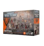 KILL TEAM: SANCTIFIERS. Los comandos de Santificadores suelen acompañar a las fuerzas imperiales por distintas zonas en guerra para localizar mundos en los que la fe flaquee y erradicar a los alborotadores y los herejes. Se encargan de purgar de toda corrupción lugares sagrados, purificar con fuego la mácula del Caos y reconsagrar el territorio reclamado con sangre, incienso y plegarias. Con este kit multicomponente de plástico puedes montar 11 Santificadores para usarlos como fervientes agentes Santificadores en Kill Team o desplegarlos en ejércitos de Adepta Sororitas de Warhammer 40,000. El kit incluye diversas opciones, accesorios y cabezas para que personalices tu comando, así como piezas para montar especialistas como el incendiario Conflagrador, el sigiloso Asesino del Culto de la Muerte o el antinatural Miraculista, entre otros.