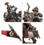 SPEARHEAD: CITIES OF SIGMAR – FUSIL - PLATOON. Acero y pólvora negra son la savia de las Ciudades de Sigmar, así como la vigilancia implacable. Las Secciones de Fusilería representan las tres cosas: desplegadas como brigadas móviles de artillería, su labor consiste en buscar enemigos que pretendan emboscar a las líneas de batalla y hacerles abandonar su escondite. Si quieres defender los Reinos Mortales en nombre de las fuerzas del Orden, esta caja es la manera perfecta de empezar una nueva colección de Ciudades de Sigmar (o ampliar tu ejército de Warhammer Age of Sigmar) y ahorrarte dinero, si lo comparas con comprar cada kit por separado. Lidera la fuerza un Fusilero Mayor en Ogor Baluarte, letal tanto a distancia como en combate cuerpo a cuerpo, que cuenta con la ayuda de un Transmutador de Guerra. Los Fusileros del Gremio Libre lanzan ráfagas de fuego mientras los Cazadores Montaraces ejercen presión sobre el enemigo y reclaman objetivos. Estas miniaturas componen una fuerza de Punta de lanza completa, lo que significa que podrás lanzarte a jugar partidas tácticas e intensas desde el primer momento. El Fusilero mayor puede montarse con dos poses distintas, igual que el Ogor Baluarte que conduce a la batalla. Los Fusileros del Gremio Libre tienen varias piezas intercambiables, como los escudos y las cabezas. Puedes montar un campeón de unidad opcional con un arma de varios cañones o pistolas, y también hay piezas para montar un portaestandarte con dos sombreretes distintos entre los que elegir. Los Cazadores Montaraces tienen distintas opciones de armas y de cabezas.i opcionales. También hay opciones de armas para que personalices aún más tu unidad.