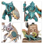 SPEARHEAD: SERAPHON–SUNBLOODED PROWLERS. Los Acechadores Estirpesolar se caracterizan por su sigilo y brutalidad. Estos expertos cazadores son Serafones implacables, encargados de erradicar amenazas específicas para los enigmáticos planes de sus señores slann. Una vez que detectan el rastro de un enemigo, nada salvo la muerte los aparta de su labor. Si quieres reclamar los Reinos Mortales como parte del Gran Plan, esta caja es la forma ideal de comenzar una colección de Serafones o de ampliar tu ejército de Warhammer Age of Sigmar, y resulta más económica que comprar los kits por separado. Las Fauces de Itzl, compuestas por unos feroces Estirpesolar y su escolta de saurios, inspiran al resto de la fuerza con sus valientes hazañas. Junto a ellos marchan a la batalla una unidad de Guerreros Saurios. Los veloces Cazadores de Huanchi capturan cualquier objetivo que el enemigo deje desprotegido, y un Engendro de Chotec brinda apoyo a distancia escupiendo ácido sobre tus adversarios. Estas miniaturas conforman una fuerza completa de Punta de lanza, lo que significa que podrás lanzarte a jugar partidas tácticas e intensas desde el primer momento. El Engendro de Chotec incluye opciones para personalizarlo con dos cabezas distintas, dos tipos de cresta y dos poses diferentes para el cuello. Uno de sus Domadores eslizones lleva un icono sagrado que puede rematarse con una de dos piezas decorativas opcionales. Los Guerreros Saurios incluyen piezas para montar un campeón, un músico con tambor de guerra y un portaestandarte opcionales, con dos iconos distintos para elegir. Las cabezas y escudos pueden intercambiarse entre las miniaturas, y cada guerrero puede armarse con un garrote o una lanza. Los Cazadores de Huanchi están compuestos por 10 Eslizones Camaleón y 3 Terrapaces. Los Eslizones incluyen piezas para montar un campeón, un músico y una Garra de Huanchi opcionales. También hay opciones de armas para que personalices aún más tu unidad.