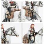 MIDDLE-EARTH SBG: HÉRA DAUGHTER OF HELM. Héra, la hija de Helm, es una joven brava y testaruda que aprendió a montar a caballo antes que a andar. No tiene ningún interés en sentar la cabeza; prefiere vivir una vida de aventuras y emociones fuertes. Cuando el ejército de Wulf ataca Edoras, Héra protege a su pueblo de la invasión y se encarga de que todos aquellos incapaces de luchar logren huir de la ciudad y guarecerse en el santuario de Cuernavilla. Con este kit multicomponente de plástico puedes montar a Héra, tanto a pie como a caballo, para tus fuerzas de Army of Edoras en Middle-earth Strategy Battle Game. Como hija de Rohan, es letal en combate, y luchar a lomos de Ashere amplía muchísimo su rango de amenaza. Puede montarse con o sin capa y está equipada con armadura, espada y un Spyglass con el que detectar la presencia de enemigos ocultos. El kit contiene 38 piezas de plástico, 1 peana redonda Citadel de 40 mm y 1 peana redonda Citadel de 25 mm. Las miniaturas se proporcionan sin montar ni pintar. Recomendamos usar pegamento para plástico Citadel y pinturas Citadel Colour.