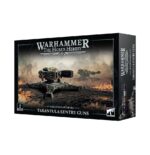 TARANTULA SENTRY GUNS. Las Tarantula son plataformas de armas versátiles que suelen emplearse para reforzar flancos expuestos o posiciones de retaguardia y liberar de tareas defensivas a las tropas del Adeptus Astartes. Son poco más que una sólida base con una torreta móvil, y están diseñadas para montar armas diversas en función de la situación. Aunque sencillas, bien desplegadas son muy efectivas. Con este kit multicomponente de plástico puedes montar dos Tarantula Sentry Guns, plataformas de armas automatizadas para tus ejércitos de Legiones Astartes de Warhammer: The Horus Heresy. Cada una puede equiparse con cuatro tipos de armas distintas: lascannons antiblindaje, heavy bolters antinfanteria, una sentry melta array para acabar con los enemigos más acorazados, o volkite culverins para aniquilar hordas de infantería. Sin importar el enemigo al que te enfrentes, siempre encontrarás la configuración perfecta. El kit no trae insignias específicas de ninguna Legión, por lo que puedes incluirlo en cualquier fuerza de Marines Espaciales, tanto si eres leal al Emperador como si te has sumado a la rebelión de Horus.