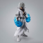 DADI MY HERO ACADEMIA SH FIGURTS. Tamashii Nations vuelve a presentar, dentro de la colección S.H. Figuarts, la figura Collectors Shop de Toya "Dabi" Todoroki, uno de los antagonistas del anime “My Hero Academia”. Está hecha en PVC, mide unos 16 cm e incluye 3x pares de manos intercambiables, 1x par de manos con efecto de llamas azules, 2x expresiones faciales y 2x efectos completos de llamas azules para reproducir el súpermovimiento "Puño Incandescente". UNIDADES LIMITADAS.