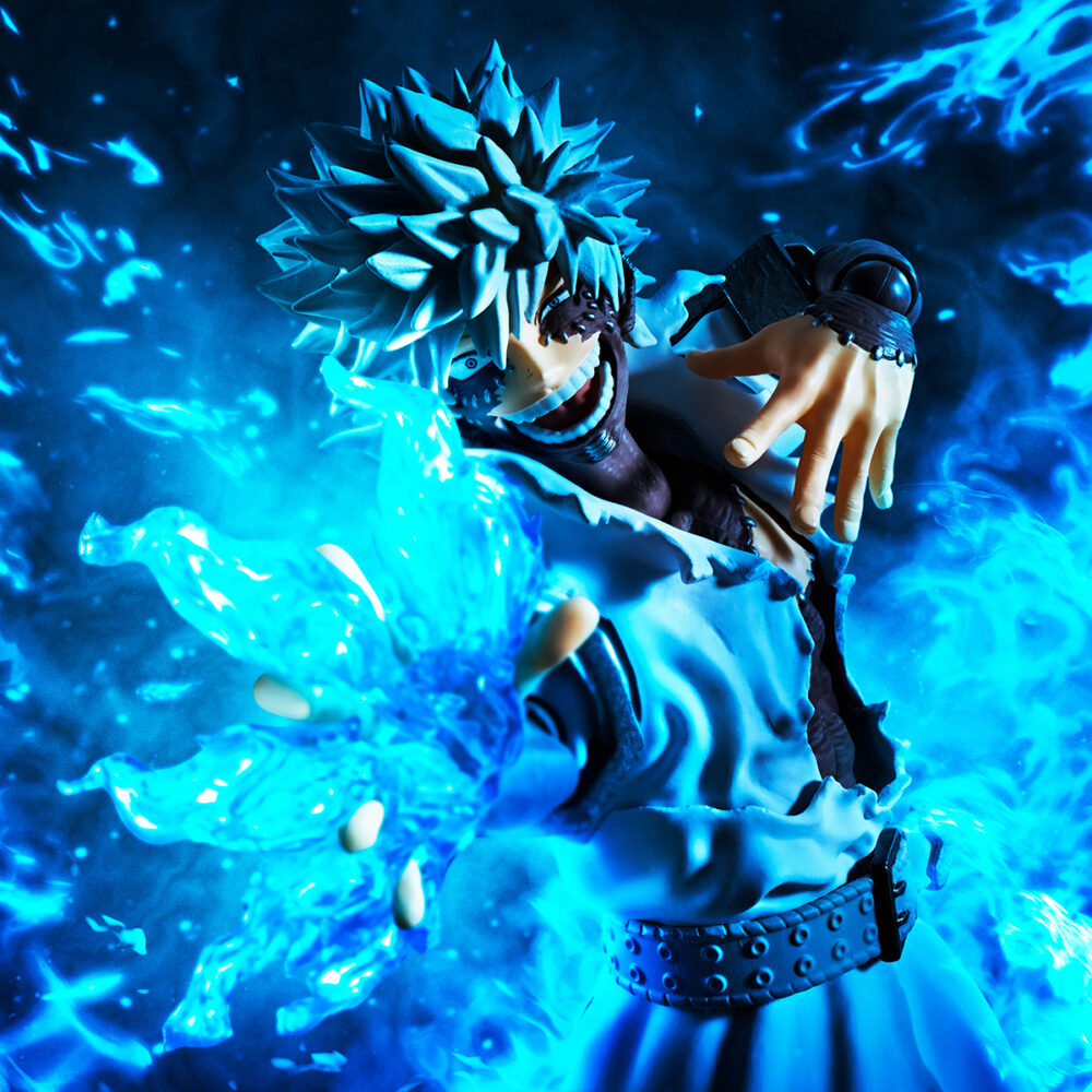 Dadi my hero academia sh figurts. Tamashii nations vuelve a presentar, dentro de la colección s. H. Figuarts, la figura collectors shop de toya "dabi" todoroki, uno de los antagonistas del anime “my hero academia”. Está hecha en pvc, mide unos 16 cm e incluye 3x pares de manos intercambiables, 1x par de manos con efecto de llamas azules, 2x expresiones faciales y 2x efectos completos de llamas azules para reproducir el súpermovimiento "puño incandescente". Unidades limitadas.