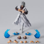 DADI MY HERO ACADEMIA SH FIGURTS. Tamashii Nations vuelve a presentar, dentro de la colección S.H. Figuarts, la figura Collectors Shop de Toya "Dabi" Todoroki, uno de los antagonistas del anime “My Hero Academia”. Está hecha en PVC, mide unos 16 cm e incluye 3x pares de manos intercambiables, 1x par de manos con efecto de llamas azules, 2x expresiones faciales y 2x efectos completos de llamas azules para reproducir el súpermovimiento "Puño Incandescente". UNIDADES LIMITADAS.