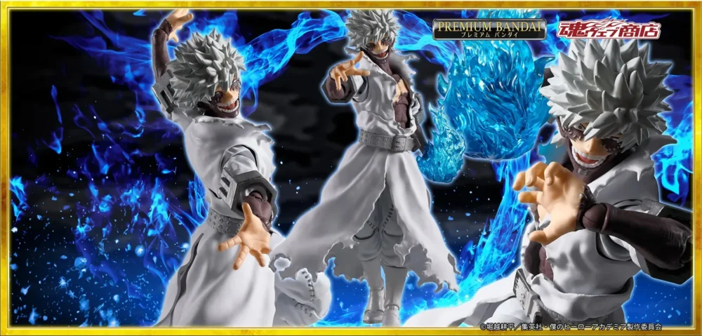 Dadi my hero academia sh figurts. Tamashii nations vuelve a presentar, dentro de la colección s. H. Figuarts, la figura collectors shop de toya "dabi" todoroki, uno de los antagonistas del anime “my hero academia”. Está hecha en pvc, mide unos 16 cm e incluye 3x pares de manos intercambiables, 1x par de manos con efecto de llamas azules, 2x expresiones faciales y 2x efectos completos de llamas azules para reproducir el súpermovimiento "puño incandescente". Unidades limitadas.