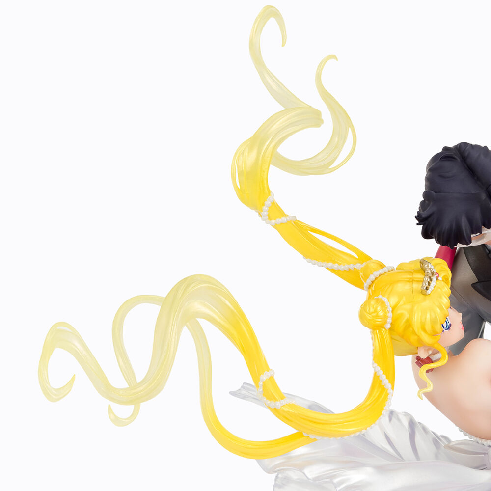 Usagi & tuxedo mask moonlight glow version sailor moon figuarts zero chouette collectors shop. Tamashii nations presenta, dentro de la colección figuarts zero chouette, la figura collectors shop de usagi & tuxedo mask en su versión moonlight glow. Mide 23,5 cm y muestra a usagi bailando con el señor del antifaz (el alter ego de armando chiba), ambos personajes del anime "sailor moon". Cuenta con acabados premium e incluye una base circular con estrellas para su exposición. Se trata de una versión modernizada de la figura original de 2018. Unidades limitadas.