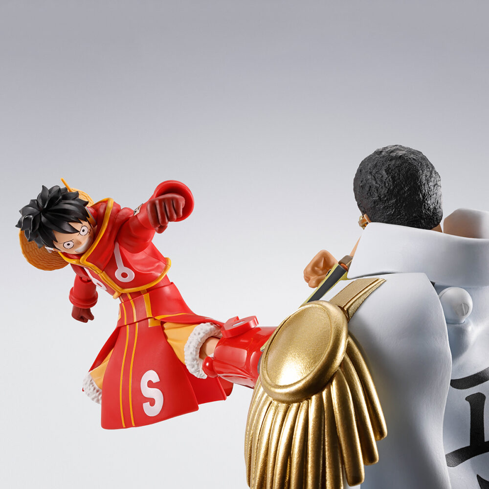 Borsalino future island egghead one piece sh figurts. Se une a la colección s. H. Figuarts de tamashii nations esta figura collectors shop de borsalino (también conocido como kizaru), uno de los tres almirantes del cuartel general de la marina. Mide unos 19 cm y está basada en su aparición en el arco de egghead del anime “one piece”. Incluye 3 x manos izquierdas, 4x manos derechas, 2x expresiones faciales, 1x cabeza adicional, 1x pie derecho, 1x espada ama no murakumo, 1x expositor original y efectos especiales para reproducir las habilidades otorgadas por la fruta del diablo pika pika. Como bonus cuenta con 2 accesorios para las dos figuras de luffy del arco egghead (se venden por separado). Unidades limitadas.