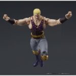 THOUZER FIST OF THE NORTH STARS DIGACTION. DIG incorpora a su línea Digaction la figura articulada de Thouzer (o Souther), el autoproclamado Emperador Sagrado del anime "Fist of the North Star" ("El puño de la estrella del norte" en España). Mide aproximadamente 8 cm y está fabricada en PVC, ABS y POM. A pesar de su tamaño compacto, ofrece gran movilidad y estilo fiel al personaje. Incluye 2x cabezas intercambiables, 5x manos adicionales, 1x lanza, 1x efecto de sangre para recrear diferentes escenas y un soporte para exposición.