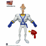 EARTWORM JIM FIGURA WAVE 1 PROFESSOR MONKEY-FOR-A-HEAD 28 CM