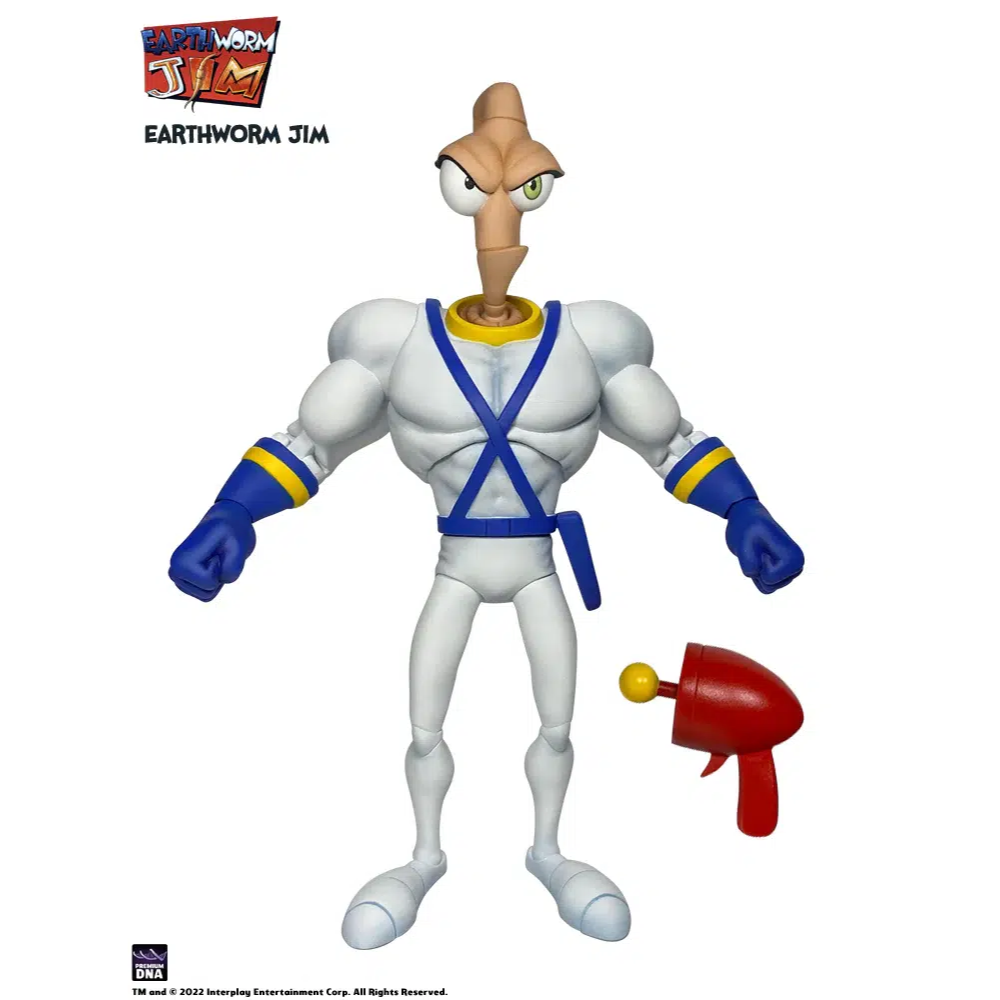 Eartworm jim figura wave 1 professor monkey-for-a-head 28 cm
