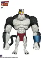 EARTWORM JIM FIGURA WAVE 1: BOB THE KILLER GOLDFISH & 4 15 CM.  ¡Vayan y destruyan! ¡Destruid! ¡DESTRUYE! El megalómano gobernante de La Planeta De Agua, Bob el Pez Asesino, ¡ha llegado! A Bob le acompaña en su búsqueda de la dominación universal su esbirro favorito de los 7 gatos, ¡el enorme #4!
