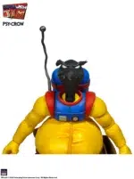 EARTWORM JIM FIGURA WAVE 1: PSY-CROW 15 CM. ¡El Azote de los Carriles Espaciales ha llegado! Psy-Crow va tras Jim, y está hambriento de carne de gusano. Psy-Crow creó accidentalmente a la Lombriz Jim al dejar caer directamente sobre él el Super Traje creado por el Profesor un Mono por Cabeza, ¡y no descansará hasta recuperarlo y entregárselo sano y salvo a la Reina Slug-For-a-Butt!