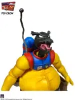 EARTWORM JIM FIGURA WAVE 1: PSY-CROW 15 CM. ¡El Azote de los Carriles Espaciales ha llegado! Psy-Crow va tras Jim, y está hambriento de carne de gusano. Psy-Crow creó accidentalmente a la Lombriz Jim al dejar caer directamente sobre él el Super Traje creado por el Profesor un Mono por Cabeza, ¡y no descansará hasta recuperarlo y entregárselo sano y salvo a la Reina Slug-For-a-Butt!