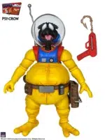 EARTWORM JIM FIGURA WAVE 1: PSY-CROW 15 CM. ¡El Azote de los Carriles Espaciales ha llegado! Psy-Crow va tras Jim, y está hambriento de carne de gusano. Psy-Crow creó accidentalmente a la Lombriz Jim al dejar caer directamente sobre él el Super Traje creado por el Profesor un Mono por Cabeza, ¡y no descansará hasta recuperarlo y entregárselo sano y salvo a la Reina Slug-For-a-Butt!