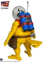 EARTWORM JIM FIGURA WAVE 1: PSY-CROW 15 CM. ¡El Azote de los Carriles Espaciales ha llegado! Psy-Crow va tras Jim, y está hambriento de carne de gusano. Psy-Crow creó accidentalmente a la Lombriz Jim al dejar caer directamente sobre él el Super Traje creado por el Profesor un Mono por Cabeza, ¡y no descansará hasta recuperarlo y entregárselo sano y salvo a la Reina Slug-For-a-Butt!