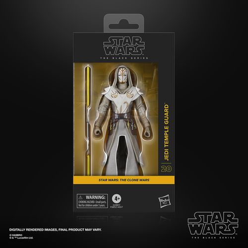 Figura de acción articulada de 16 cm del personaje jedi temple guard black series star wars de hasbro