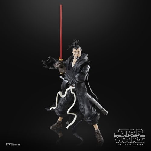 Figura de acción articulada de 16 cm del personaje the ronin black series star wars de hasbro