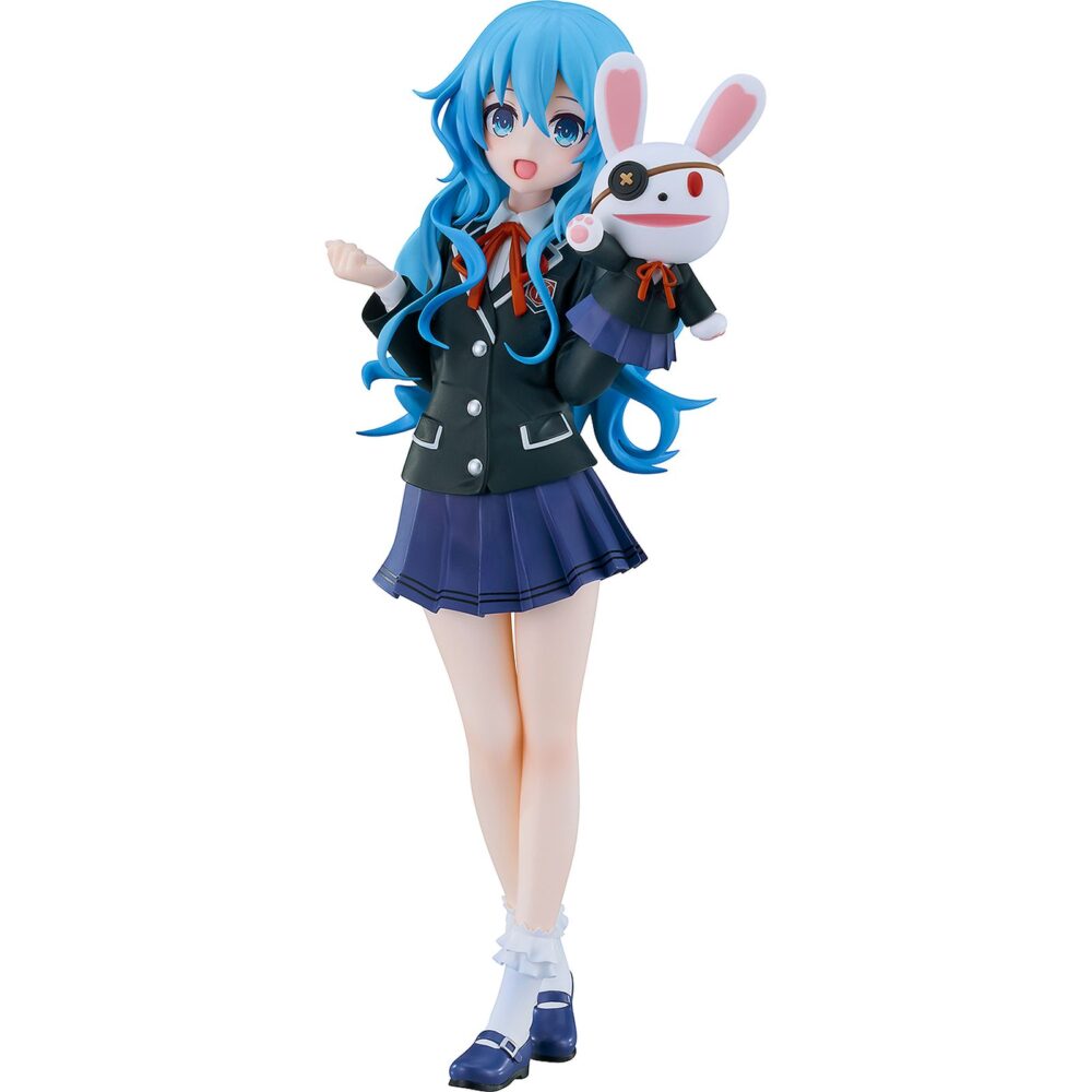 Yoshhino: school uniform date a live v pop up parade l. Good smile company presenta, dentro de su colección pop up parade l, la figura de yoshino con uniforme escolar, inspirada en el personaje del anime "date a live v". Esta figura mide aproximadamente 18 cm de altura e incluye un soporte circular transparente. Fabricada en plástico con excelentes detalles.