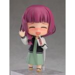 KIKURI HIROI BOCCHI THE ROCK NENDOROID. Good Smile Company incorpora a su colección Nendoroid la figura de Kikuri Hiroi, bajista y vocalista del grupo musical SICK HACK del anime "Bocchi the Rock!". Esta figura articulada mide aproximadamente 10 cm de altura e incluye una base con soporte transparente para su exposición, 3x placas faciales intercambiables (sonriente, borracha y maniática),1x bajo, 1x "Onikoro" y otros accesorios para recrear distintas poses.