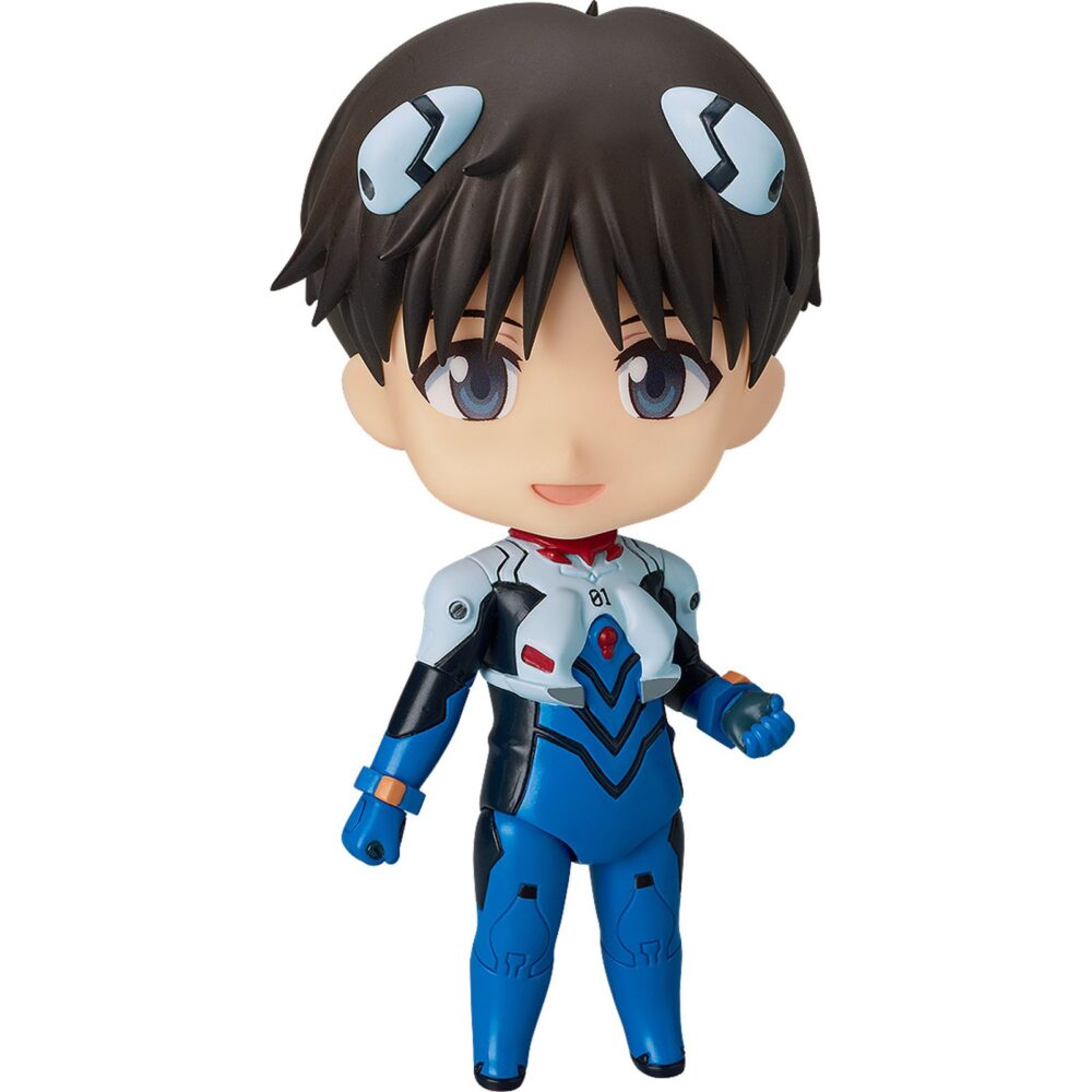 Shinji ikari plugsuit version evangelion 2. 0 you can not advance nendoroid. Good smile company incopora a su colección nendoroid la figura de shinji ikari, protagonista de la película "evangelion: 2. 0 you can (not) advance", con su icónico plugsuit. Incluye 3x expresiones faciales (alegre, seria y sonriente), junto a 1x caja bento y otros accesorios para recrear distintas escenas. Mide 10 cm e incluye base expositora trasparente.