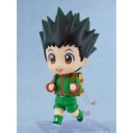 GON FREECSS: HUNTER EXAM HUNTER X HUNTER NENDOROID. Good Smile Company presenta dentro de su línea Nendoroid la figura articulada de Gon Freecss, protagonista del anime "Hunter x Hunter", vestido para realizar el Examen de Cazador. Incluye 3x expresiones faciales (alegre, de combate y preocupada) y varios accesorios como 1x mochila, 1x caña de pescar y piezas adicionales para múltiples poses. Mide 10 cm e incluye Soporte transparente para exposición.
