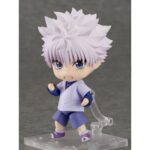 KILLUA ZOLDYCK: HUNTER EXAM HUNTER X HUNTER NENDOROID. Good Smile Company introduce en su línea Nendoroid la figura de Killua Zoldyck, inspirada en su personaje del anime "Hunter x Hunter", vestido para realizar el Examen de Cazador. Se incluyen 3x expresiones intercambiables (sonriente, de combate y alegre), además de accesorios como 1x monopatín y otras piezas opcionales para diferentes poses. Mide aproximadamente 10 cm de alto y cuenta con soporte transparente para exposición.