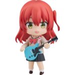 IKUYO KITA BOCCHI THE ROCK NENDOROID. Good Smile Company suma de nuevo a su catálogo de Nendoroid la figura de Ikuyo Kita, vocalista y guitarrista de la banda Kessoku en el anime "Bocchi the Rock!". Viene con 3x caras intercambiables (sonriente, animada e impresionada), 1x guitarra, 1x smartphone, 1x para selfies y otros elementos para recrear poses diversas. Mide 10 cm e incluye base expositora transparente.