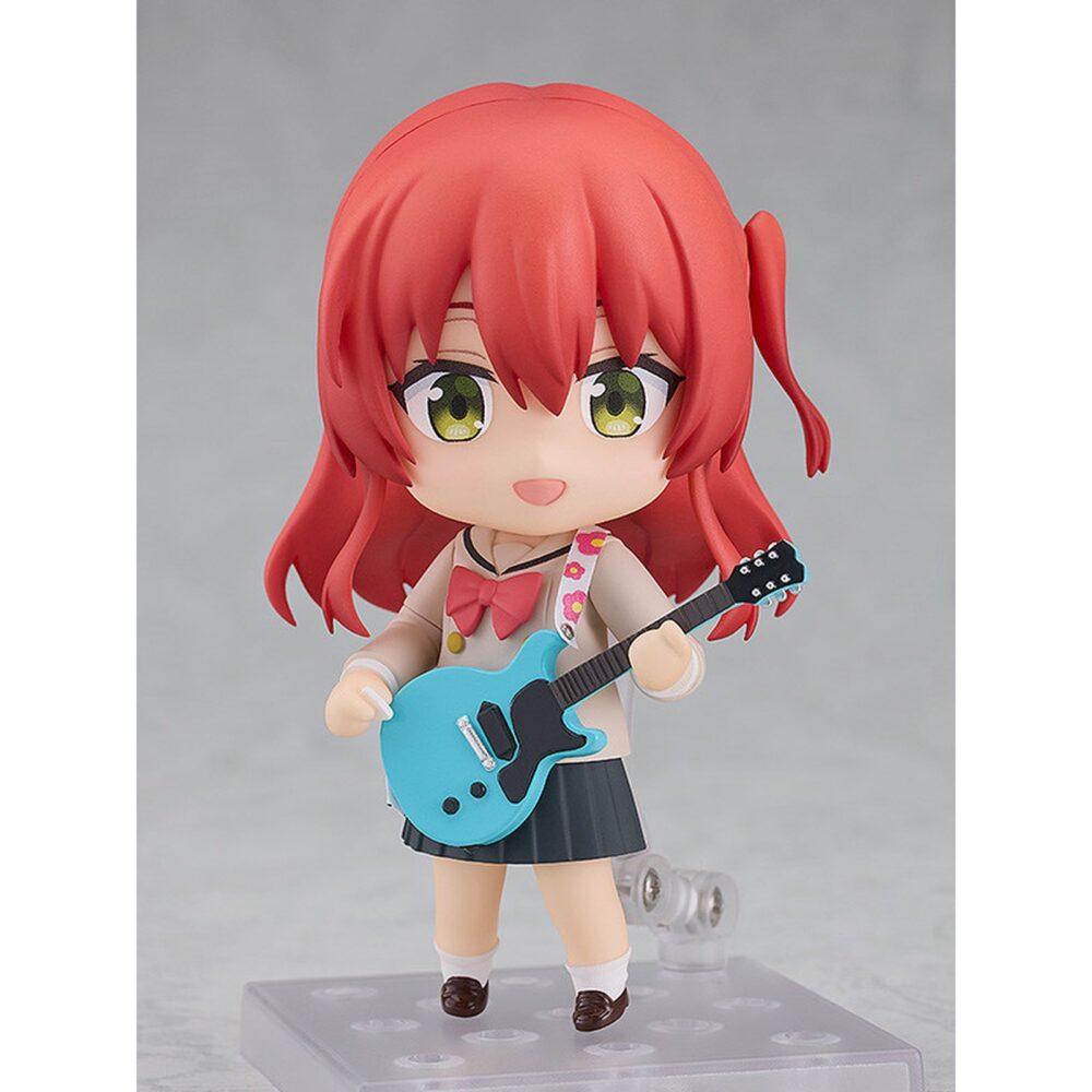 Ikuyo kita bocchi the rock nendoroid. Good smile company suma de nuevo a su catálogo de nendoroid la figura de ikuyo kita, vocalista y guitarrista de la banda kessoku en el anime "bocchi the rock! ". Viene con 3x caras intercambiables (sonriente, animada e impresionada), 1x guitarra, 1x smartphone, 1x para selfies y otros elementos para recrear poses diversas. Mide 10 cm e incluye base expositora transparente.