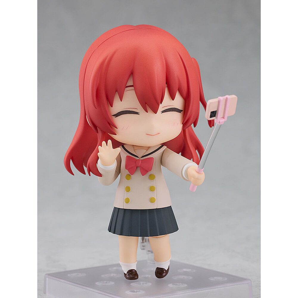 Ikuyo kita bocchi the rock nendoroid. Good smile company suma de nuevo a su catálogo de nendoroid la figura de ikuyo kita, vocalista y guitarrista de la banda kessoku en el anime "bocchi the rock! ". Viene con 3x caras intercambiables (sonriente, animada e impresionada), 1x guitarra, 1x smartphone, 1x para selfies y otros elementos para recrear poses diversas. Mide 10 cm e incluye base expositora transparente.