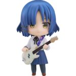 RYO YAMADA BOCCHI THE ROCK NENDOROID. Good Smile Company vuelve a añadir a su colección Nendoroid esta figura de Ryo Yamada, bajista de la banda Kessoku en el anime "Bocchi the Rock!". Incluye 3x expresiones faciales intercambiables (neutra, con desdén y comiendo hierba), así como varios accesorios: 1x bajo eléctrico, 1x rama de hierba y otras piezas opcionales para diferentes poses. Mide 10 cm de alto e incluye soporte transparente para exposición.