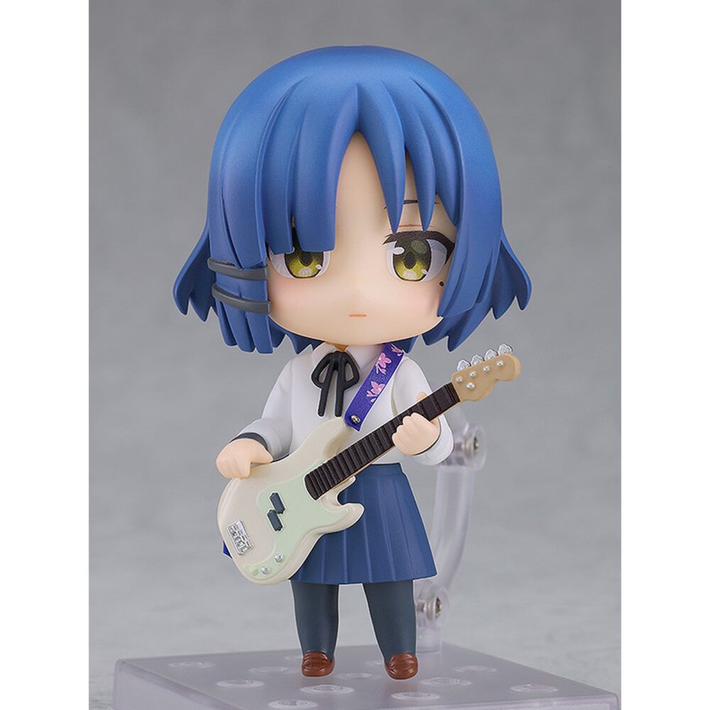 Ryo yamada bocchi the rock nendoroid. Good smile company vuelve a añadir a su colección nendoroid esta figura de ryo yamada, bajista de la banda kessoku en el anime "bocchi the rock! ". Incluye 3x expresiones faciales intercambiables (neutra, con desdén y comiendo hierba), así como varios accesorios: 1x bajo eléctrico, 1x rama de hierba y otras piezas opcionales para diferentes poses. Mide 10 cm de alto e incluye soporte transparente para exposición.