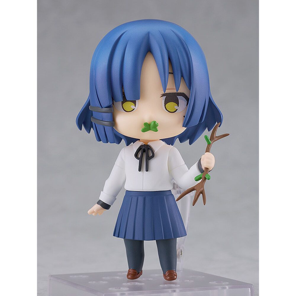 Ryo yamada bocchi the rock nendoroid. Good smile company vuelve a añadir a su colección nendoroid esta figura de ryo yamada, bajista de la banda kessoku en el anime "bocchi the rock! ". Incluye 3x expresiones faciales intercambiables (neutra, con desdén y comiendo hierba), así como varios accesorios: 1x bajo eléctrico, 1x rama de hierba y otras piezas opcionales para diferentes poses. Mide 10 cm de alto e incluye soporte transparente para exposición.