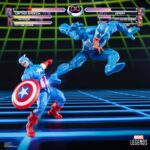 CAPTAIN AMERICA VS VENOM GAMERVERSE MARVEL LEGENDS. Hasbro añade a su línea Gamerverse de la colección Marvel Legends Series este pack doble de figuras de Capitán América y Venom, inspiradas en su aparición como luchadores en el videojuego “Marvel vs Capcom”. Miden 15 cm con un diseño retro y acabado premium.