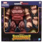 JUGGERNAUT GAMERVERSE MARVEL LEGENDS SERIES. Hasbro incorpora a la línea Gamerverse de la colección Marvel Legends Series esta figura articulada de Juggernaut basada en su aparición como luchador en la saga de videojuegos "Marvel vs Capcom". Su altura real alcanza los 22 cm, y ofrece un diseño premium con 20 puntos de articulación que permiten recrear poses dinámicas. Incluye x2 manos alternativas y 1x efecto de golpeo. Se presenta en una caja con ventana con diseño retro. UNIDADES LIMITADAS.