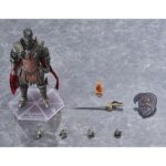 ARISEN DRAGON´S DOGMA 2 FIGMA. Max Factory suma a la colección Figma esta figura articulada de Arisen, protagonista del videojuego "Dragon's Dogma 2". La figura mide aproximadamente 16 cm y viene con múltiples accesorios: 1x Espada de la Virtud, 1x Escudo Continental, 1x corazón en llamas y 4x manos intercambiables que permiten adoptar diferentes poses. Incluye soporte hexagonal transparente para exposición.