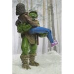 HUNTER LEO TEENAGE MUTANT NINJA TURTLES MIRAGE COMICS. Neca presenta la figura articulada Hunter Leo basada en los cómics originales de "Teenage Mutant Ninja Turtles"  de Mirage Studios. Esta figura mide 18 cm e incluye 1x arco, 1x carcaj para sus armas, 3x flechas, 1x espada, 4x manos intercambiables y 1x cuchillo. Se presenta en una caja con ventana con ilustraciones de Kevin Eastman.