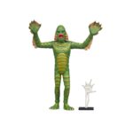 CREATURE FROM THE BLACK LAGOON UNIVERSAL MONSTERS TOONY TERRORS. Neca presenta en su línea Toony Terrors la figura articulada a escala del monstruo de la Laguna Negra. Mide 15 cm y está inspirada en el personaje de la película de terror de 1954 “Creature from the Black Lagoon” (“La mujer y el monstruo” en España). Puedes exponerla junto al resto de figuras de esta línea aunque se venden por separado. Lleva la diversión de los dibujos animados del sábado por la mañana a tu colección de terror con estos adorables bichitos. La serie 12 de la línea Toony Terrors de NECA trae más iconos de terror estilizados de Universal Monsters y muchos más. A los fans de las películas de terror clásicas les encantará este surtido de figuras de acción con el Hombre Invisible, la Novia de Frankenstein, la Criatura de la Laguna Negra y el Fantasma de la Ópera. Con una altura de 15 cm, cada figura se vende por separado y se presenta en un blíster.